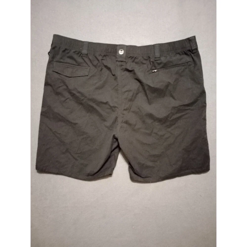 Wrangler Men's Size 46 Outdoor Performance Zip Cargo Shorts Black POLYESTER